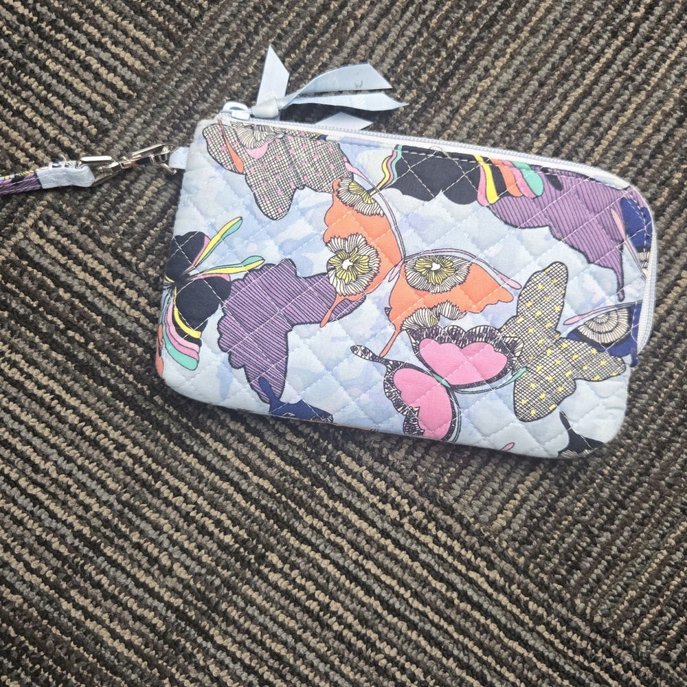 Vera Bradley Butterfly Wristlet
